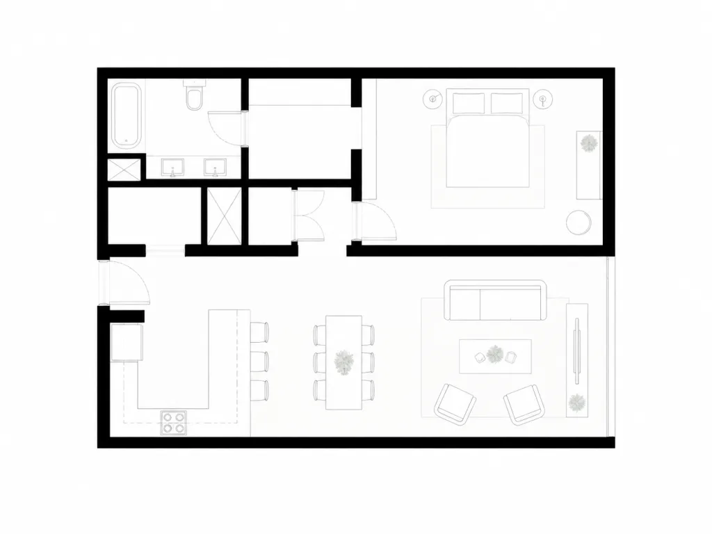 Canal Front Residence — Floor Plan