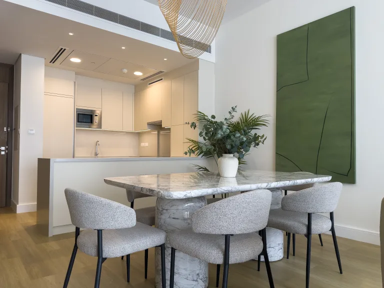 Canal Front Residence — Dining room