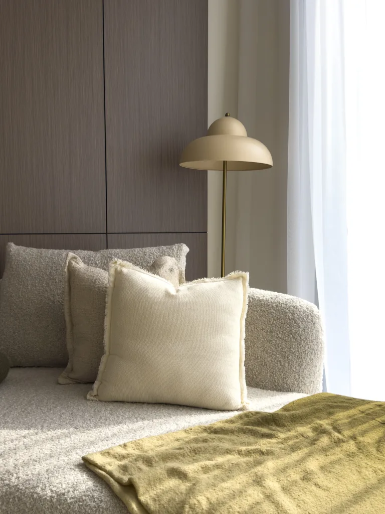 Canal Front Residence — Sofa detail