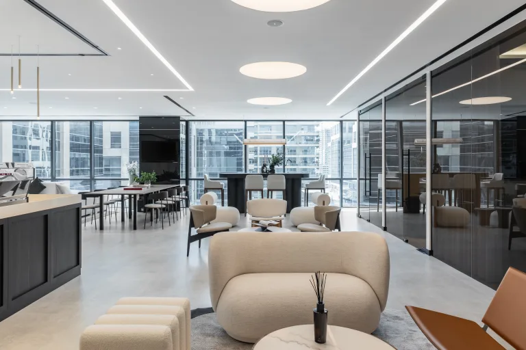 Driven × Forbes Global Properties Office — Office lounge