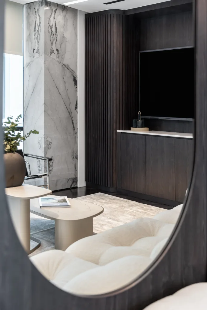 Driven × Forbes Global Properties Office — Lounge detail